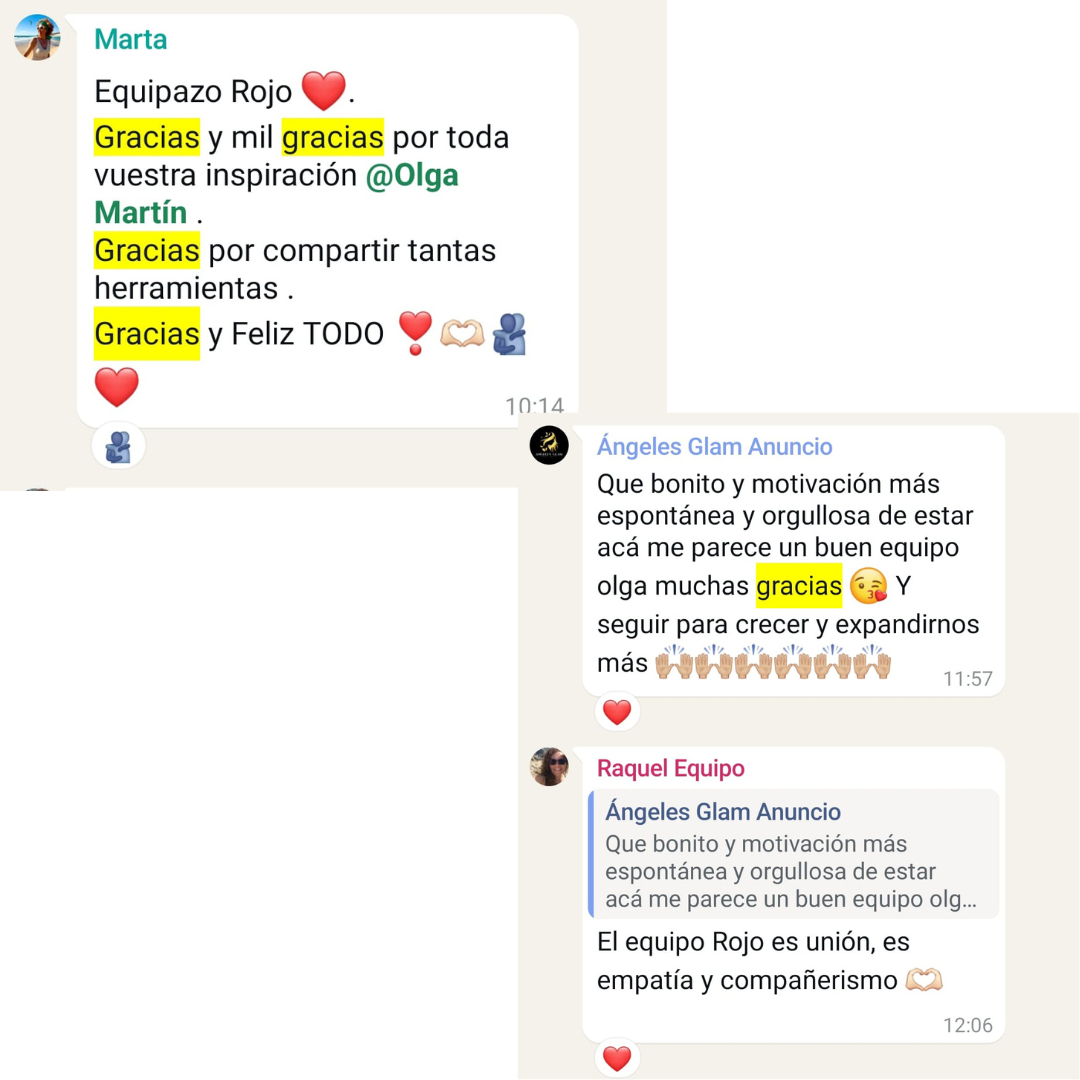 testimonios equipo