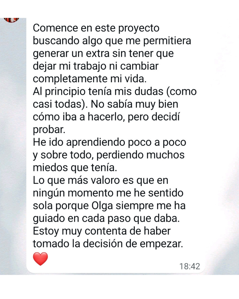 testimonio exito